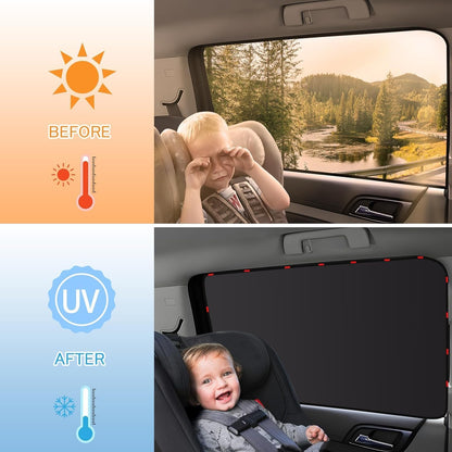 Car Privacy Curtains, Full Blackout Car Window Shades