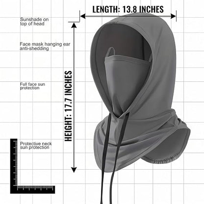 3Pcs Cooling Balaclava Mask for Men Women -Sun UV Protection Hood Face Cover