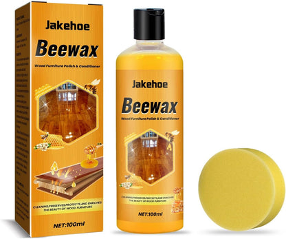 Beeswax Wood Furniture Polish & Conditioner, Natural Oil for Furniture Care