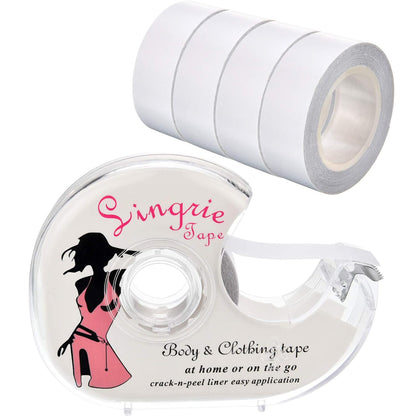 Double Sided Clothing Tape with Dispenser 82 Feet