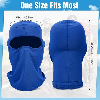 3PCS Balaclava Ski Mask, Motorcycle Summer Thin Cooling UV Protection