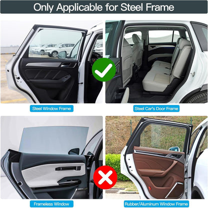 Car Privacy Curtains, Full Blackout Car Window Shades