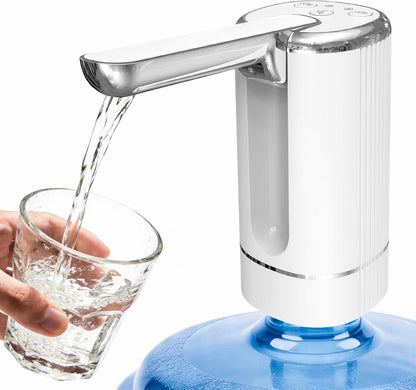 Water Dispenser Pump for 5 Gallon Water Bottles, USB Type-C Rechargeable