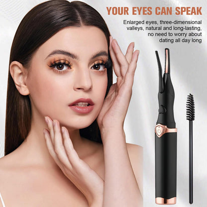 Heated Eyelash Curler, Mini Electric Eyelash Curler