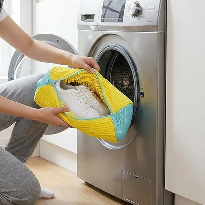 Shoe Washing Machine Bag for Sneakers and Shoes, Laundry Shoe Bag with Washer and Dryer