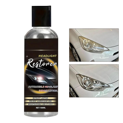Car Light Refurbishment Liquid Repair Agent - for Removing Haze & Scratches