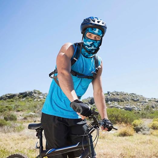 6Pcs Camouflage Balaclava Set – Full-Face Protective Mask for Cycling, Sports, Skiing ect