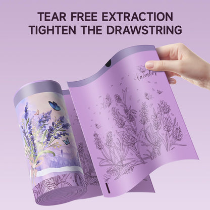 Lavender Scented Garbage Bags,Trash Bags 4 Gallon