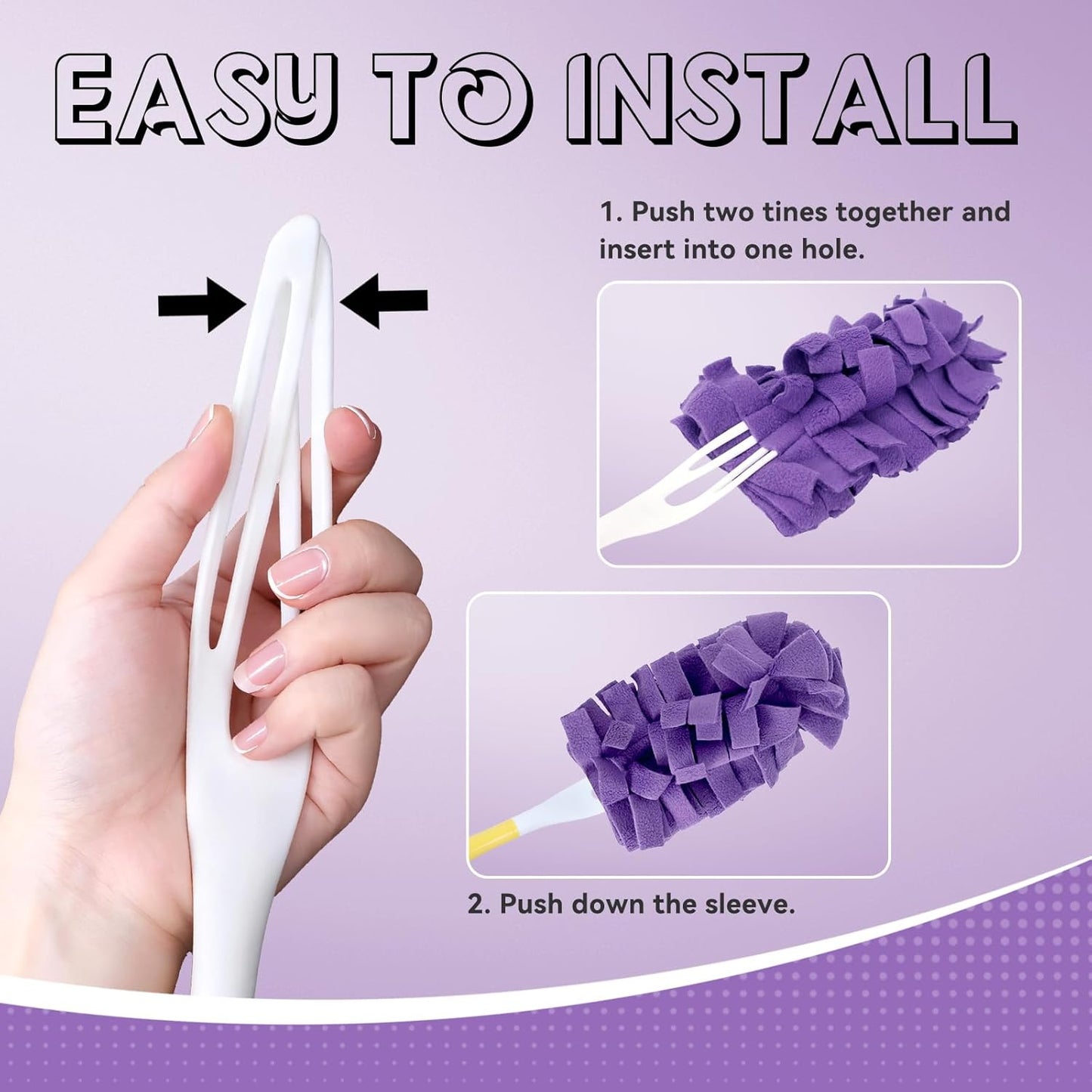 Fleece & Microfiber Rotating Cleaning Duster