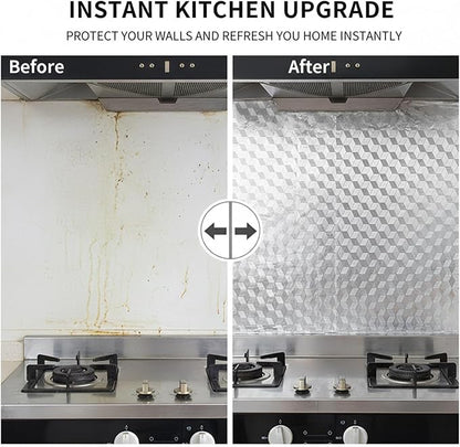 Peel and Stick Wallpaper, Waterproof Contact Paper for Kitchen Countertops Cabinets,  Easy Clean