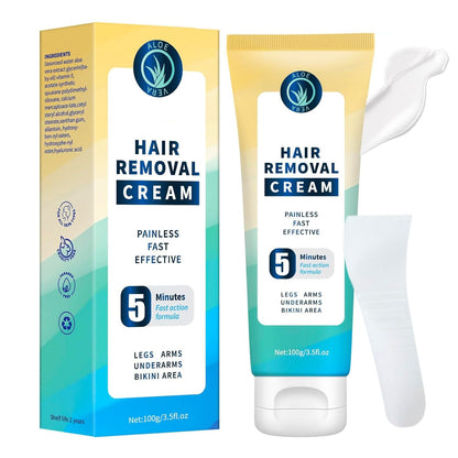 Painless Hair Removal Cream—Specially Designed for Removing Body Hair and Coarse, Stubborn Hair