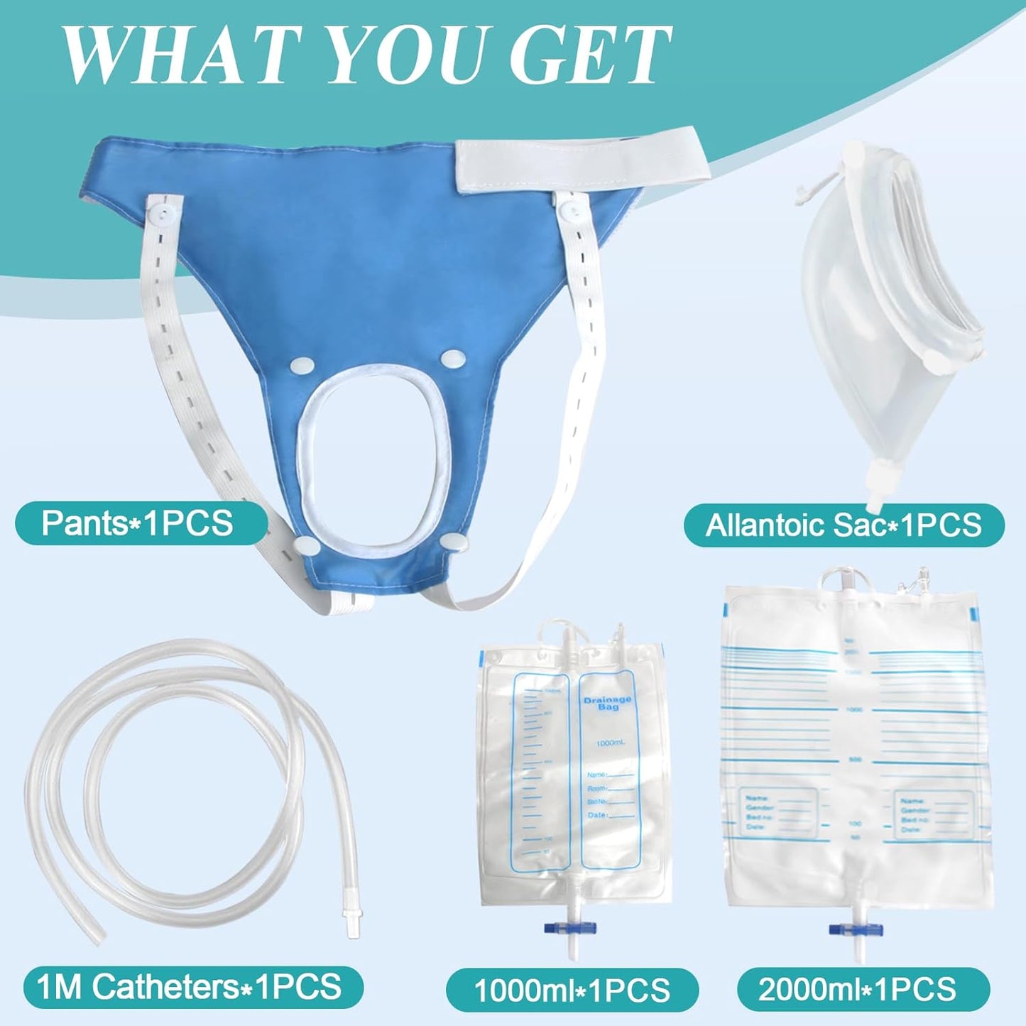 Reusable Portable Silicone Urinal Set