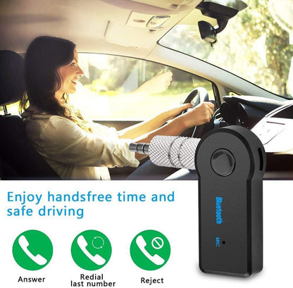 Bluetooth AUX Adapter for Car, Wireless Audio Receiver Portable Hands-Free Car Kits