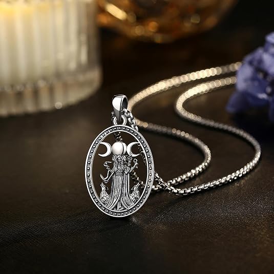 March Goddess Hecate necklace Hecate Goddess Protection Design Accessories