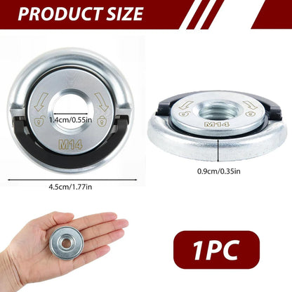 2PCS Quick Installation M10/M14 Thread Self-locking Pressure Plate for Angle Grinder