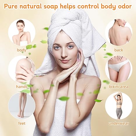 Kojic Acid & Turmeric Soap + All Natural Turmeric Skin Brightening Oil for Dark Spots - Cleanses Skin, Fights Acne, Evens Tone, Heals Scars