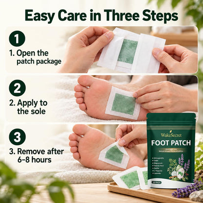 Relax & Sleep Well with toxic Foot Patches – Herbal Detox Pads for Stress Relief