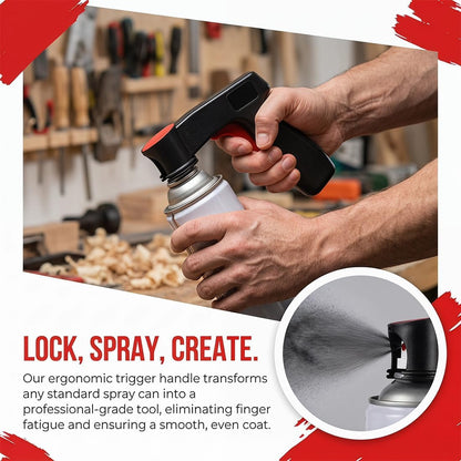 2Pcs Universal Spray Paint Can Handle, Ergonomic Full-Hand Trigger Spray Can Tool