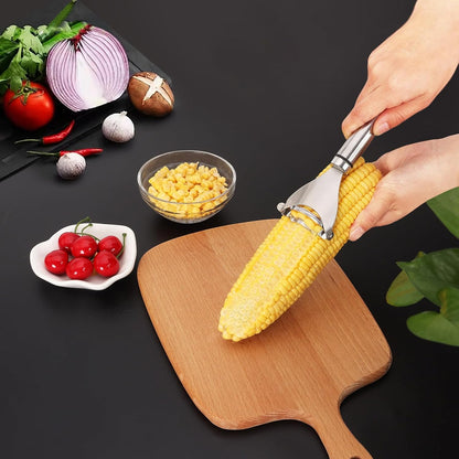 2 PCS Corn Peeler, Stainless Steel Corn Stripper Tool