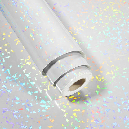 Contact Paper Peel and Stick Clear Holographic Self Adhesive Laminating Sheets Waterproof