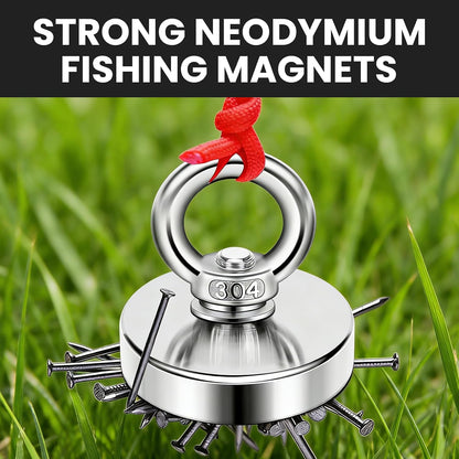 Strong Lifting Magnet Neodymium Rare Earth Eyebolt 2.36 inch 500LBS Pulling Force