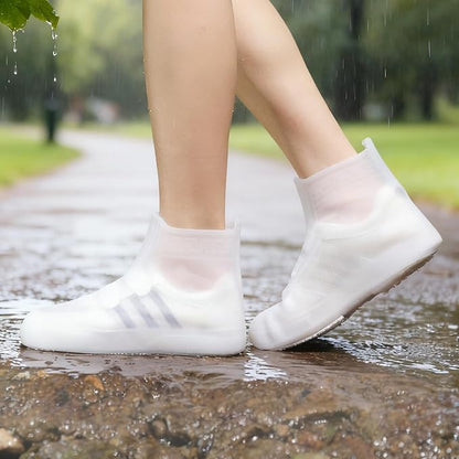 Outdoor Reusable Latex Rain Boot Covers, Waterproof, Durable