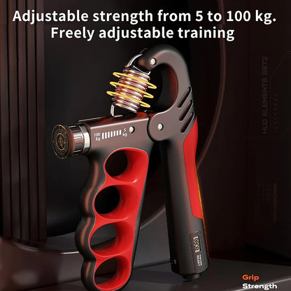 Hand Gripper Grip Strength Trainer with Adjustable Resistance & Automatic Counter