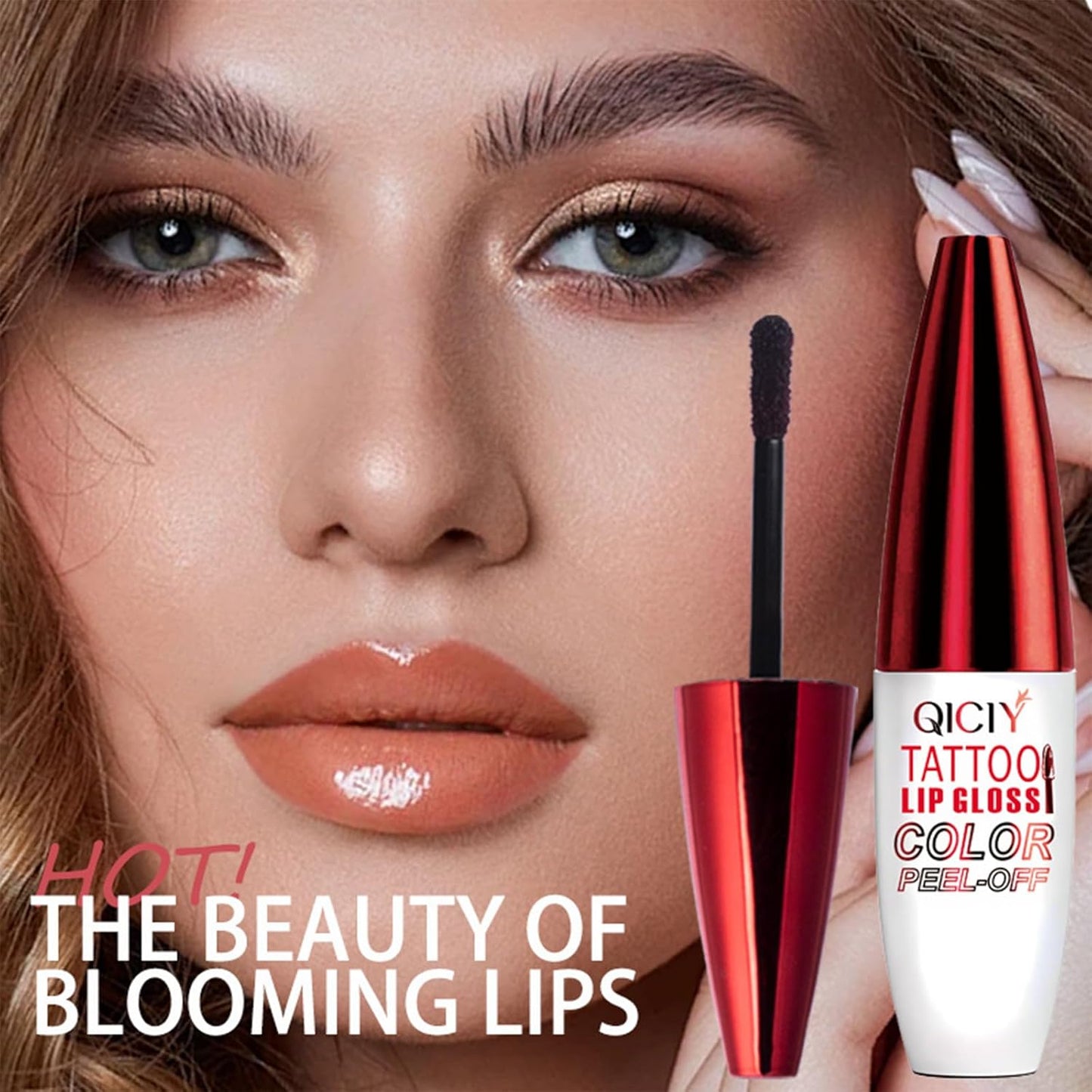 4 PCS Peel Off Lip Stain Tattoo Lip Gloss