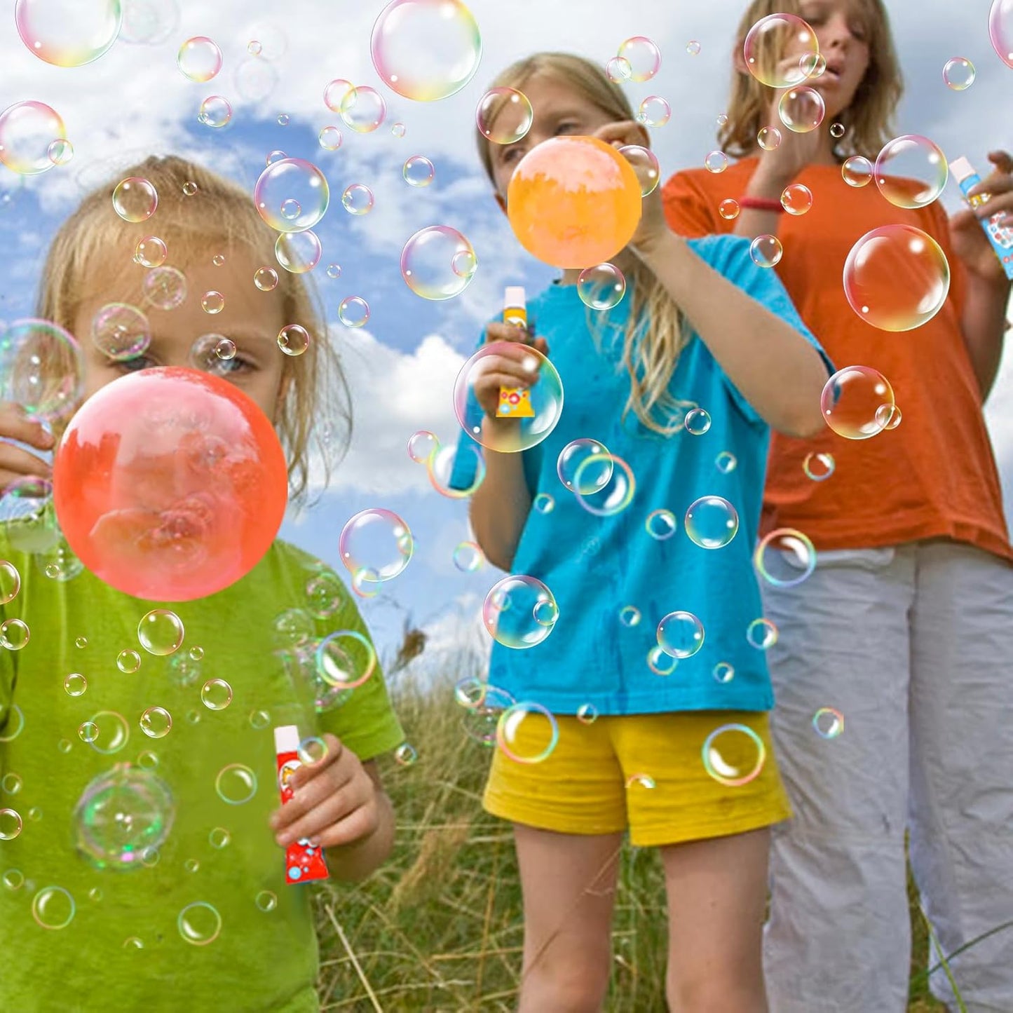20Pcs Plastic Balloons Original Bloonies Bubble Making. Classic Retro Toys for Kids
