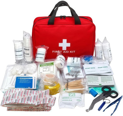Portable First Aid Kit, All-Purpose Emergency Medical Supplies for Home, Travel, Camping