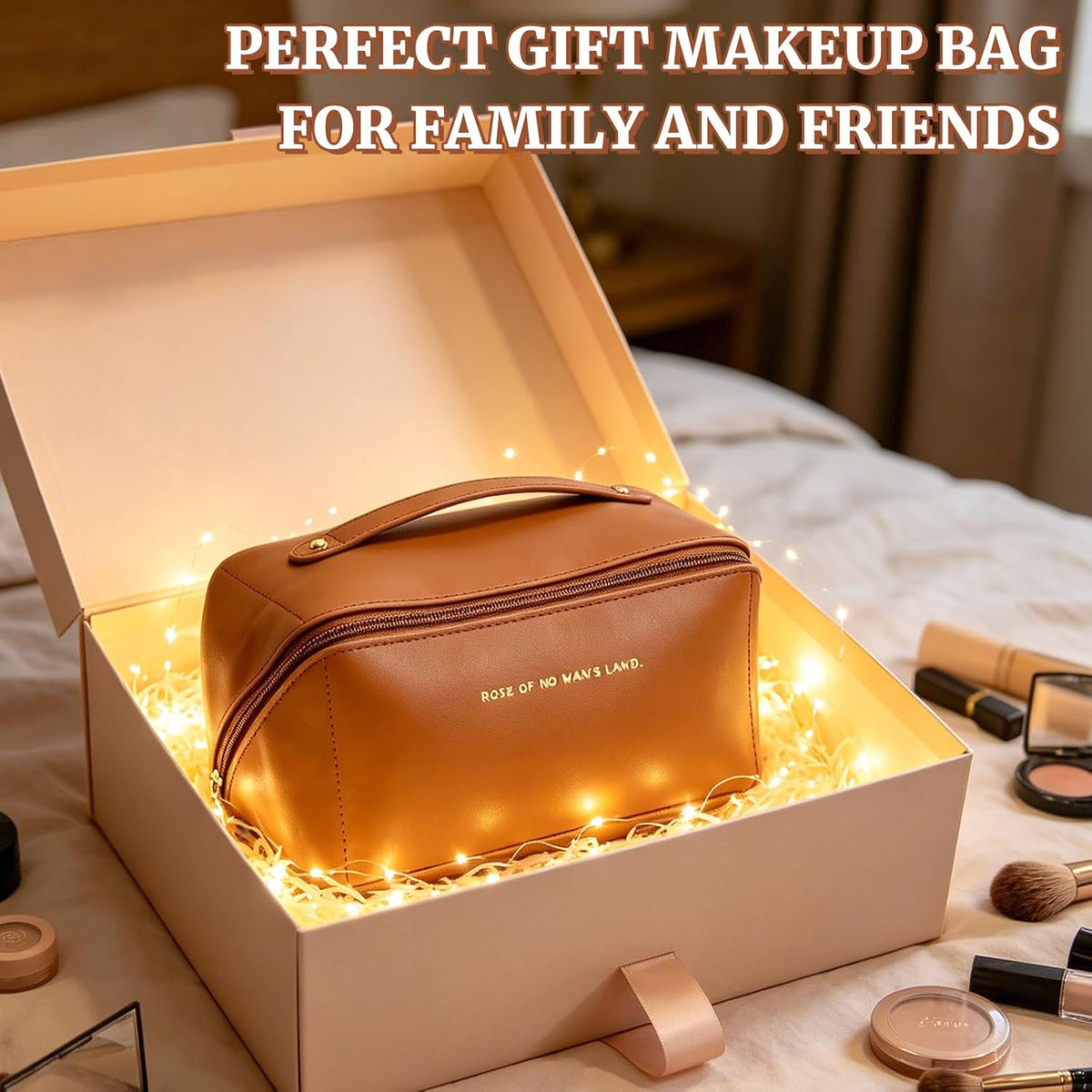 Cosmetic Travel Bag,Large Travel Cosmetic Bag for Women