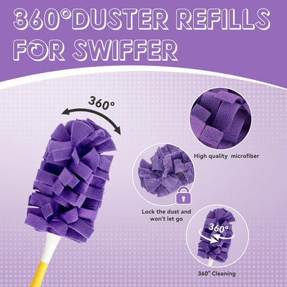 Fleece & Microfiber Rotating Cleaning Duster