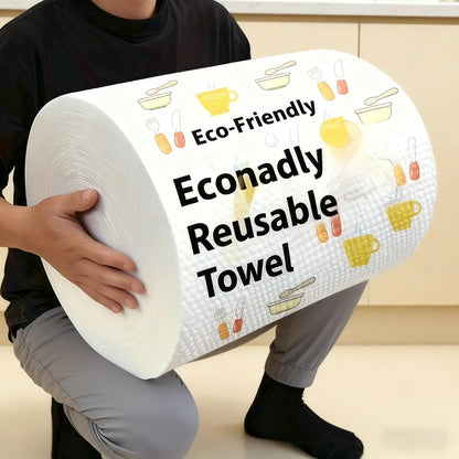 100pcs Household Disposable Rag Thickened Non-woven Kitchen Cleaning Cloth