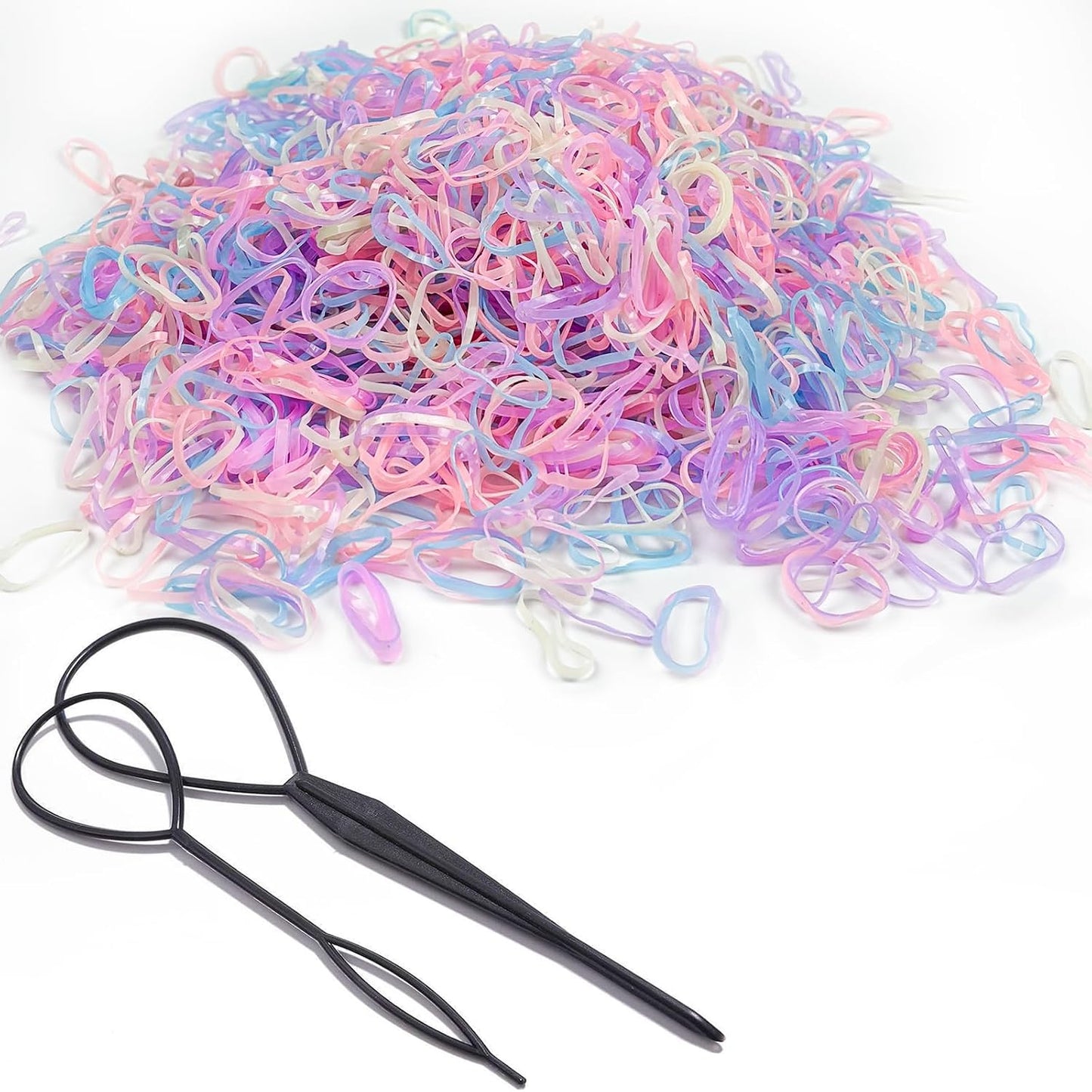 1000PCS Little Elastic Hair Bands for Girls Kids Toddler Women