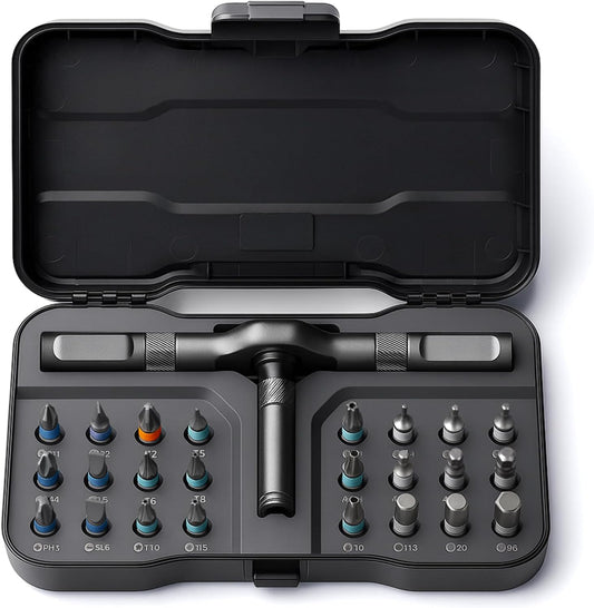 24-in-1 Ratchet Screwdriver Bit Set