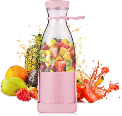 Portable Electric Juicer Bottle |Wireless Rechargeable Travel Blender Milkshakes Juicer