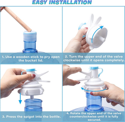 2 Pack Water Dispenser Valve, Water Jug Dispenser Valve