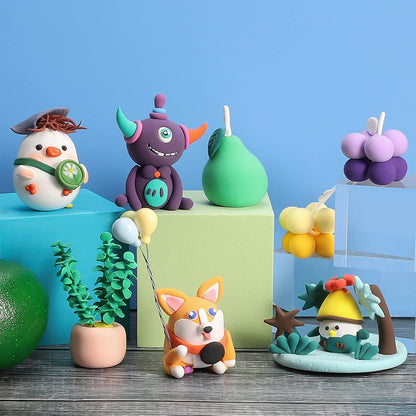 Air Dry Clay Kit for Kids –Non-Toxic Soft Modeling Clay Set