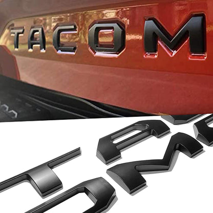 For 2016-2023 Models!!! Upgrade Your Tacoma: Raised Tailgate Insert Emblem Letters