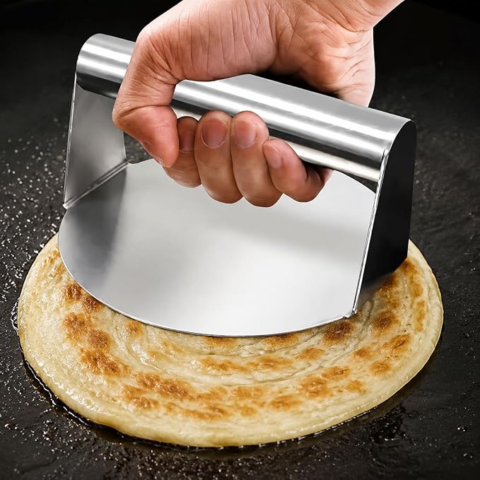 Stainless Steel Burger Press, Non-Stick BBQ Griddle Tool