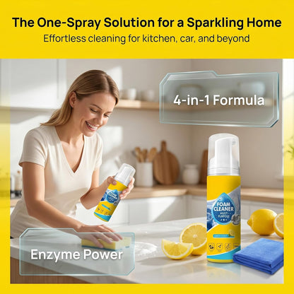 4-in-1 Multi-Enzyme Foam Cleaner, Foam Cleaner all Purpose