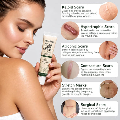 Botanical Scar Care Cream, Daily Care for Scar-Prone Skin
