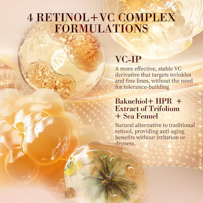 30 Capsules Plant Retinol (Low-Irritation)+ Vitamin C TIME CAPSULE