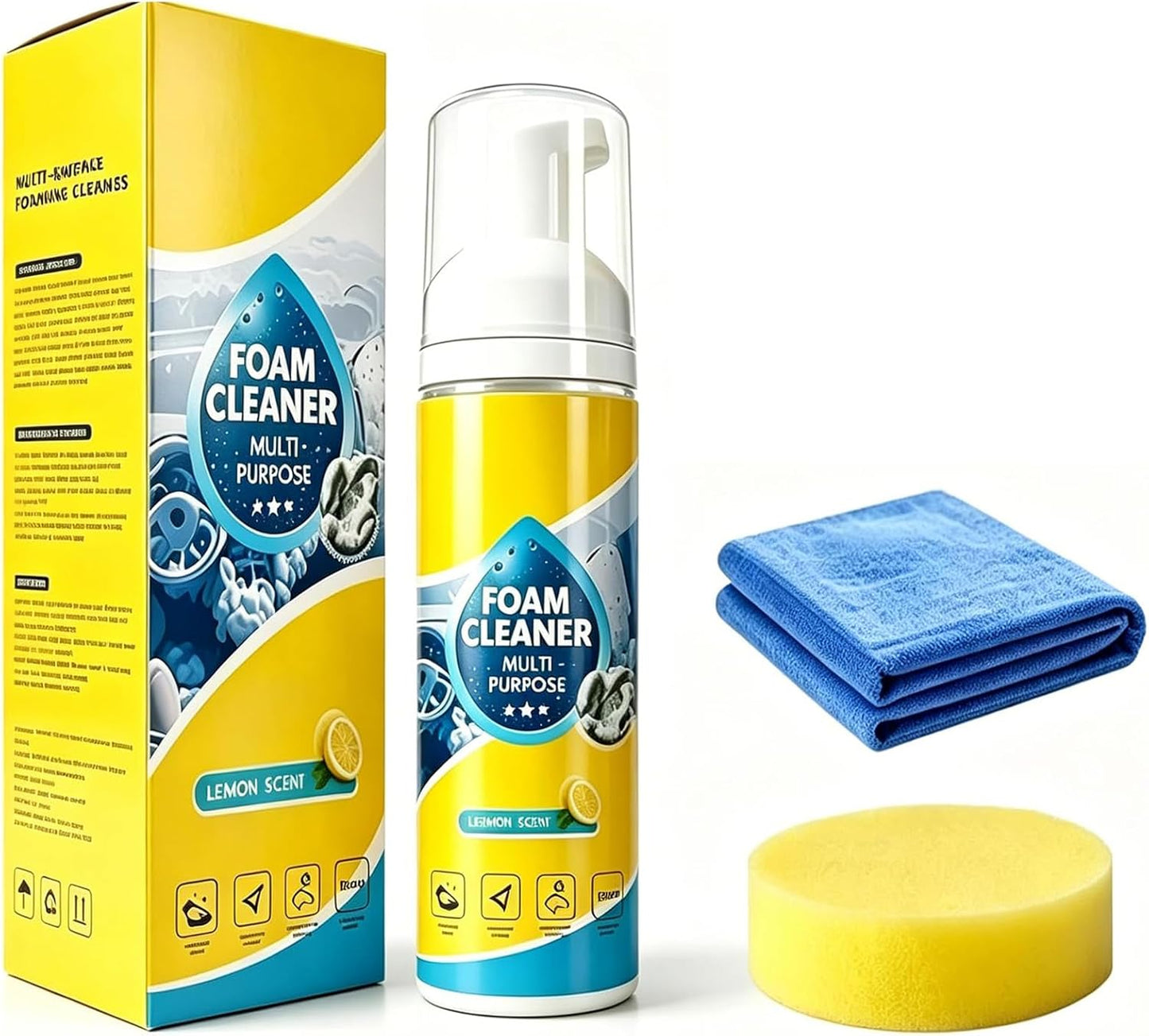 4-in-1 Multi-Enzyme Foam Cleaner, Foam Cleaner all Purpose