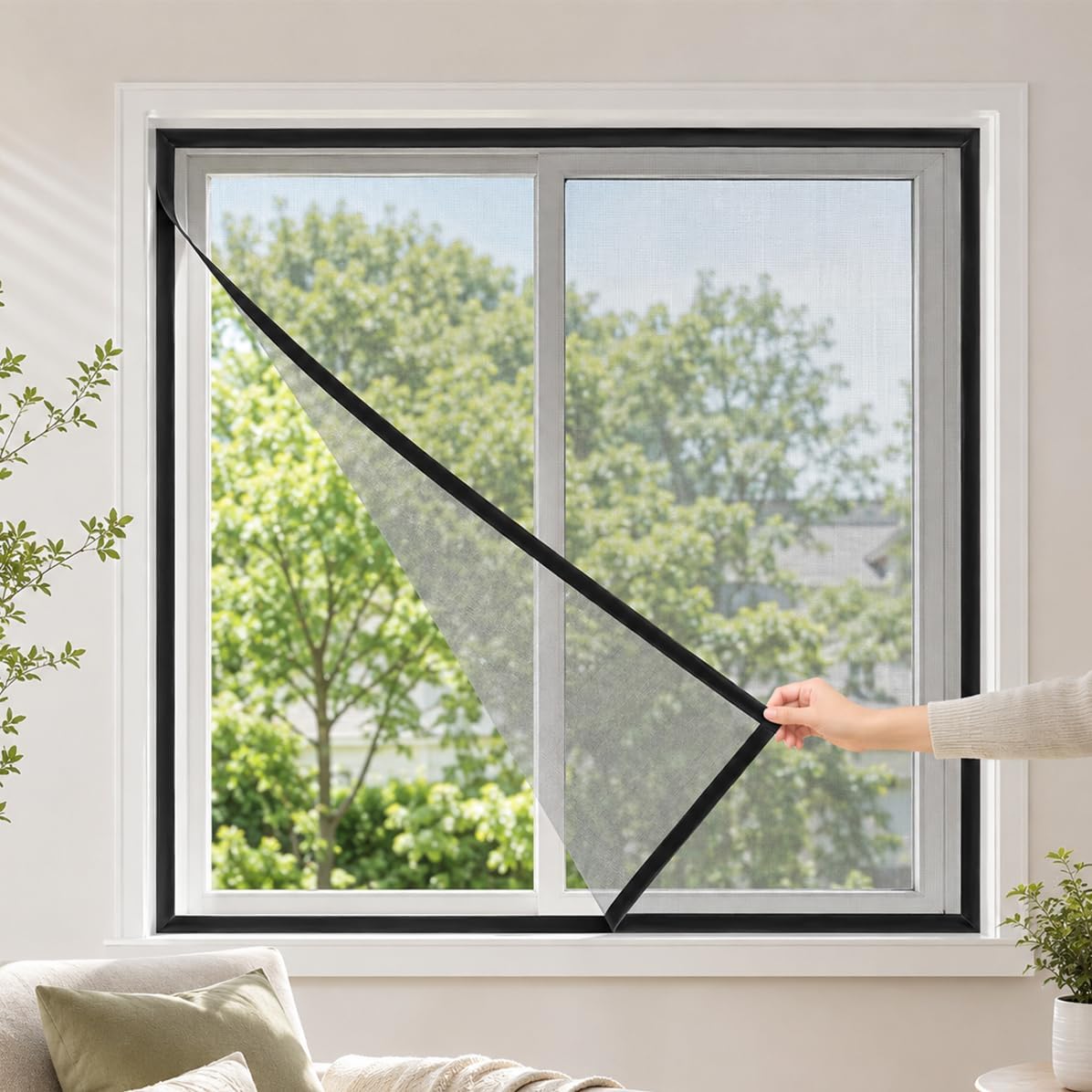 Magic Self-Adhesive Window Mosquito Net
