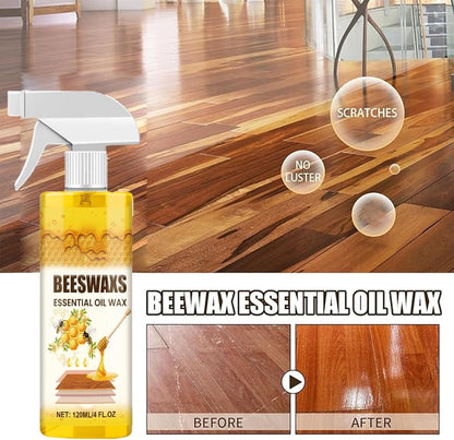 Beeswax Wood Polish Spray,Natural Wood Polish Spray For Living Rooms,Kitchens,Wood Furniture...