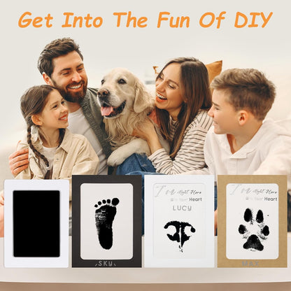 Paw Print Kit for Dogs & Cats, Inkless Pet Paw & Nose Print