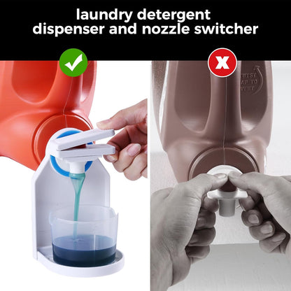 2PCS Laundry Detergent Cup Holder, Foldable Dispenser Cup Stand