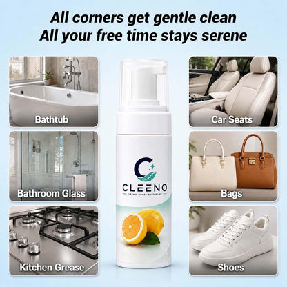 Multi-Surface Foaming Cleaner All-Purpose for Car Interior Kitchen Bathroom Leather Metal Glass