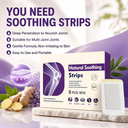 2Pack Natural Soothing Strips, Soothing Joint Patches, Deep Penetration, Care Joint and Muscle